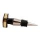 Black And Golden Brass Tiny Flower Resin Wine Stopper